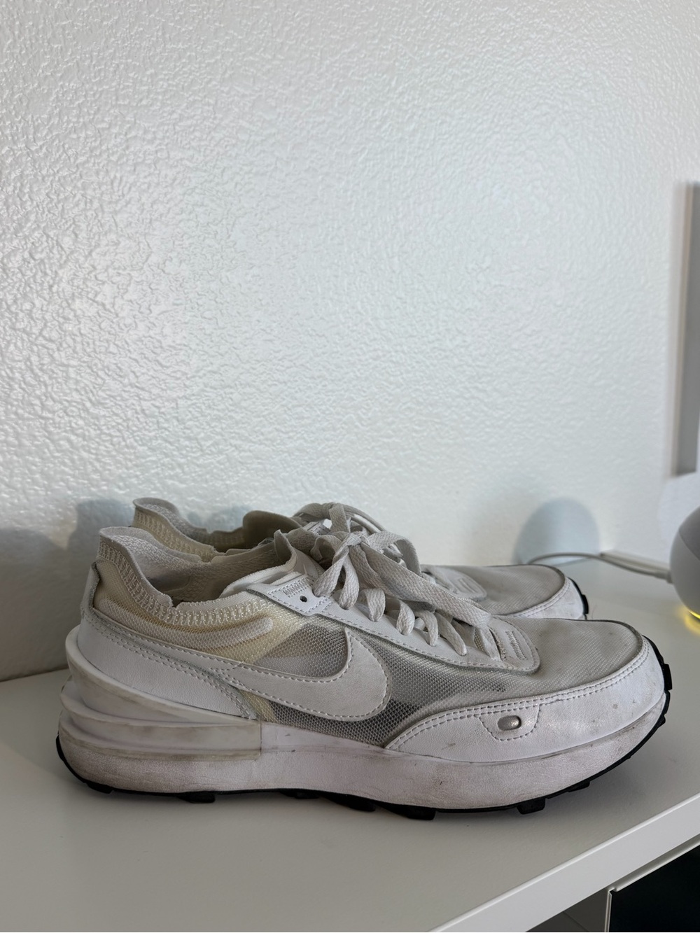 Nike Women’s Waffle One White Sneakers 8.5